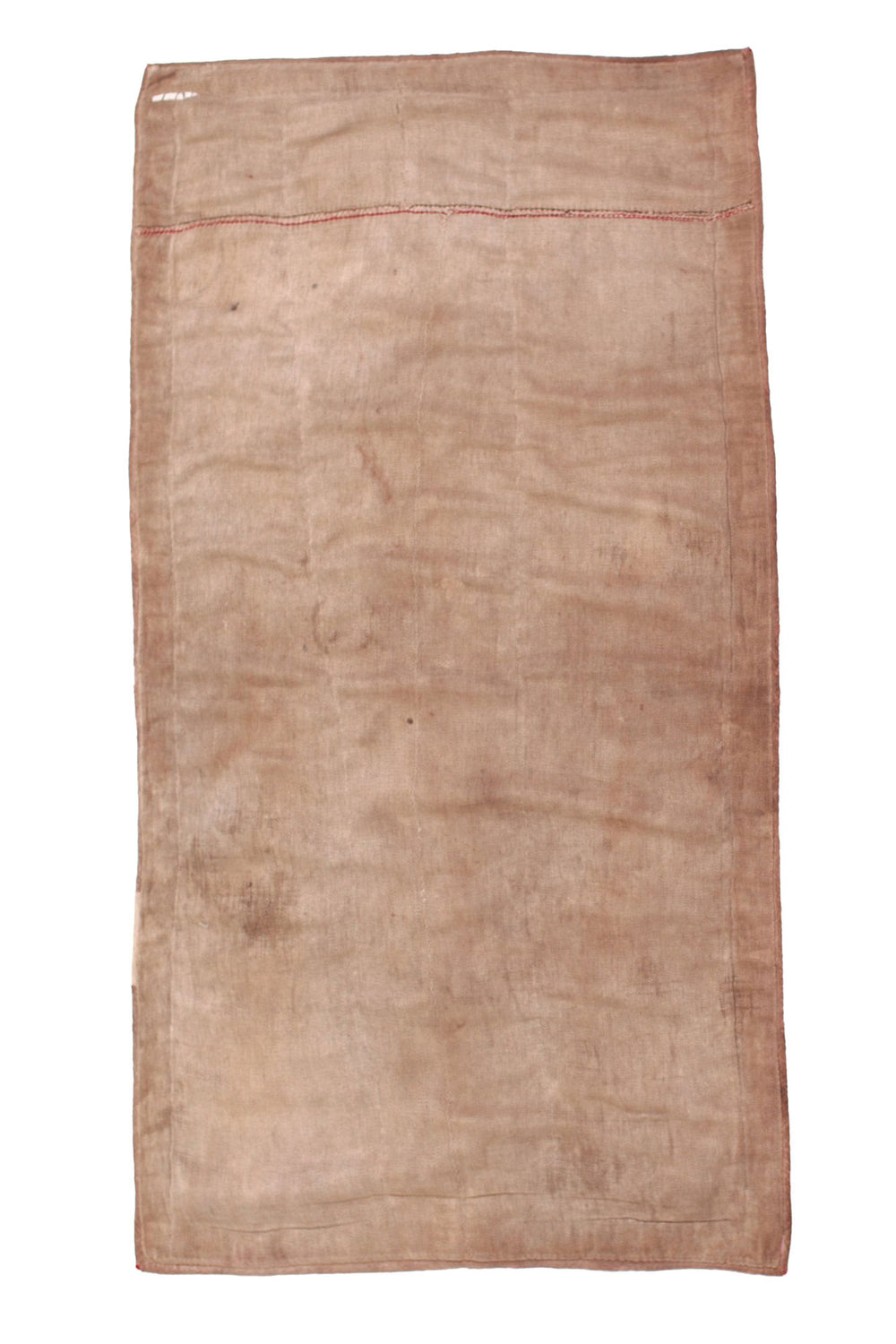 Hand-Knotted Tibetan Khaden Rug | Sand Diamond Sprigs | Back View