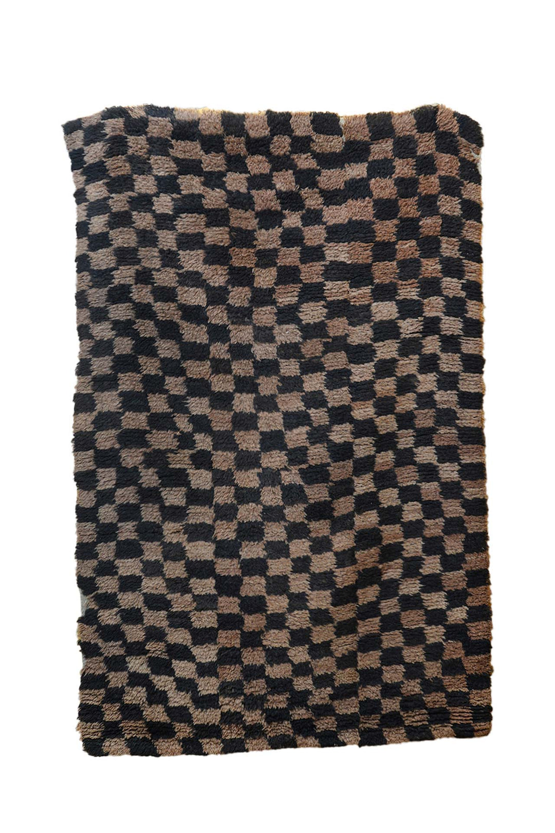 Hand-Knotted Tibetan Khaden Rug | Tsutruk Checkerboard Field | Front View