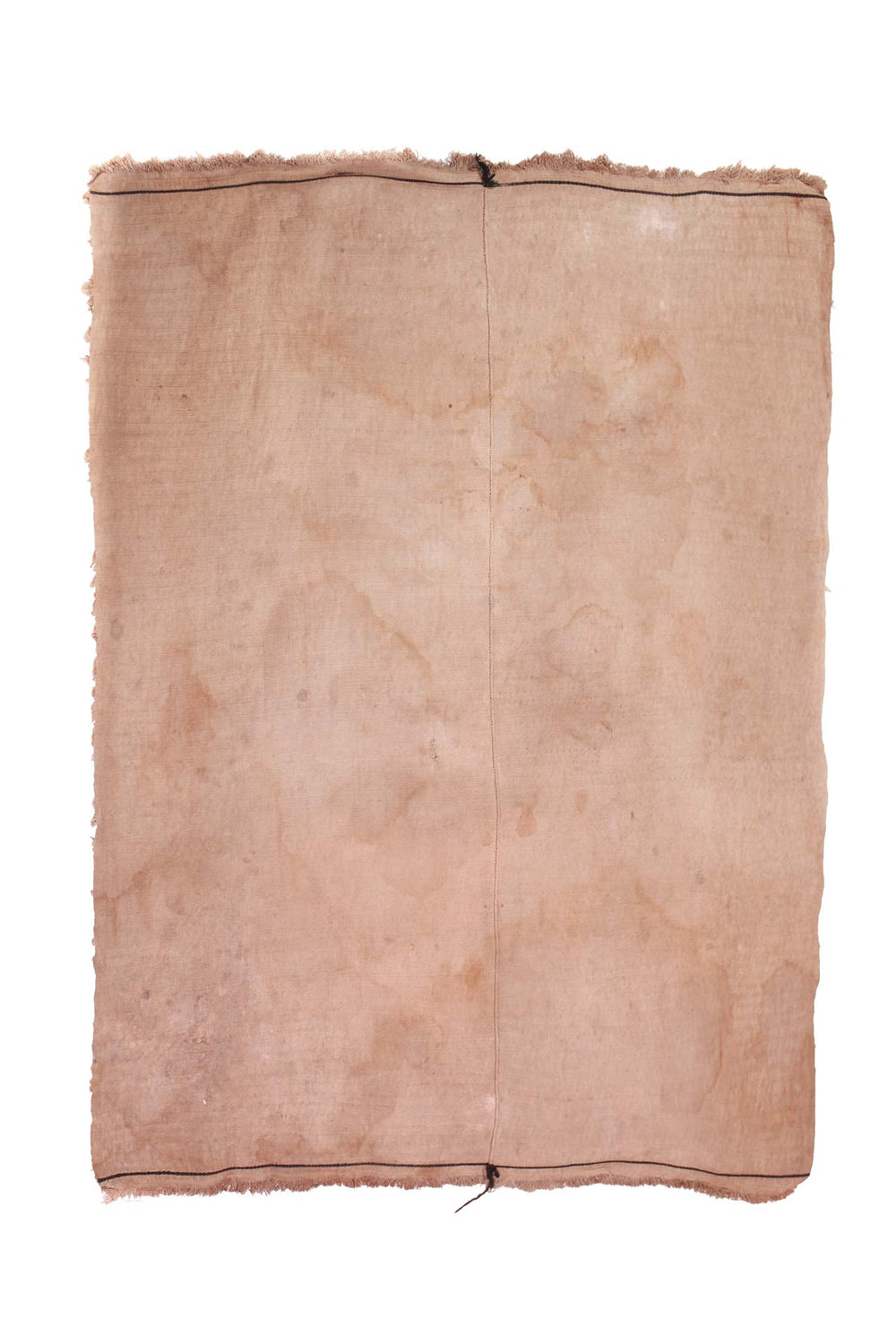 Hand-Knotted Tibetan Khaden Rug | Two-Panel Wool Texture | Back View