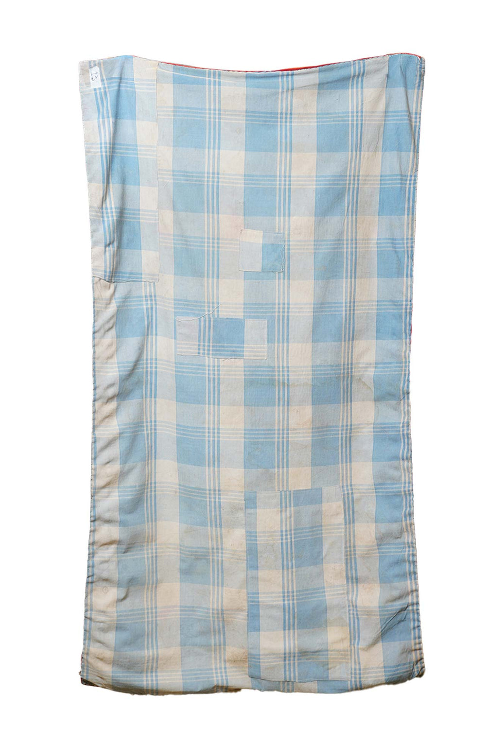 Hand-Knotted Tibetan Khaden Rug | Vermilion Seed Pearl Medallion | Back View