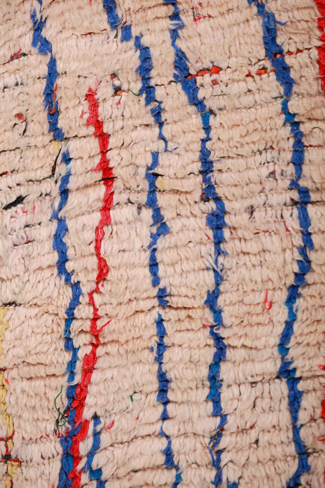 Moroccan Rug | Berber Calligraphic Linear Field | Detail View