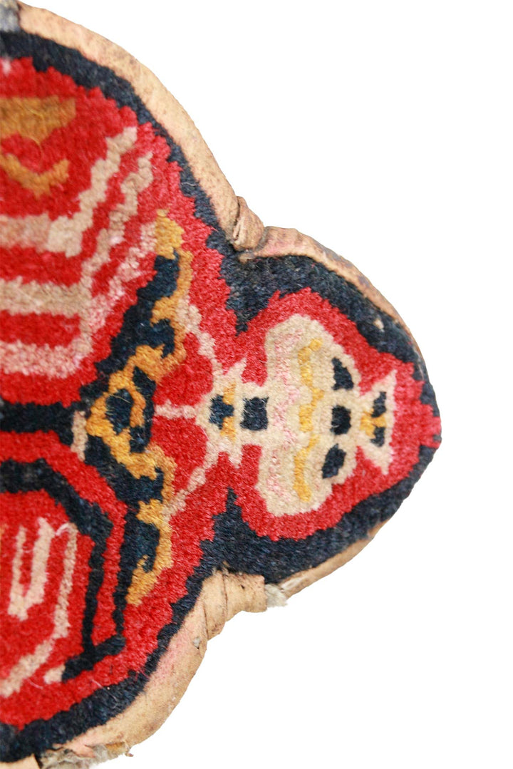 Tibetan Horse Mask Takyab | Cinnabar Guardian Zoomorphic | Detail View