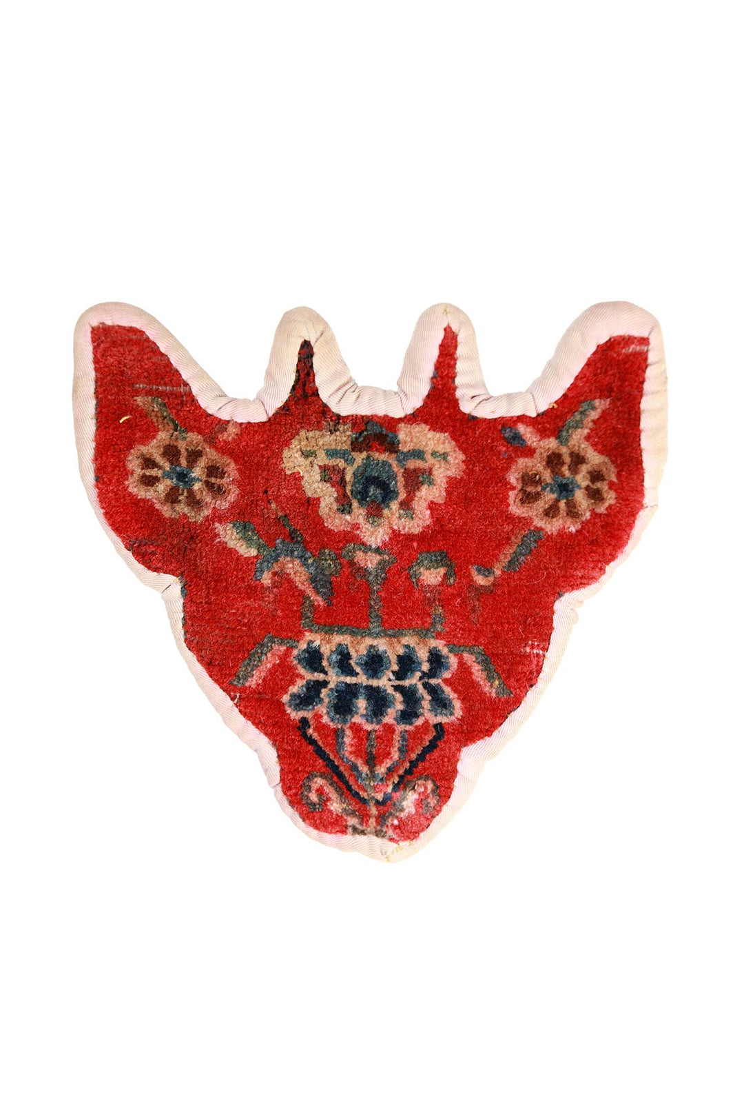Tibetan Horse Mask Takyab | Cinnabar Lotus Botanical | Front View
