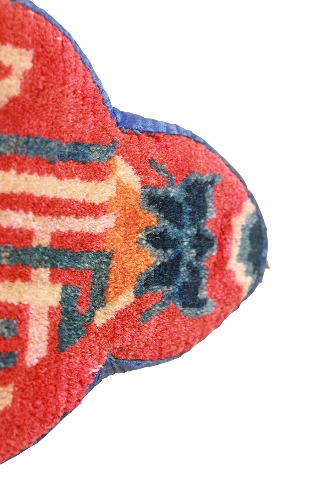 Tibetan Horse Mask Takyab | Cinnabar Mantra Script Pillar | Detail View