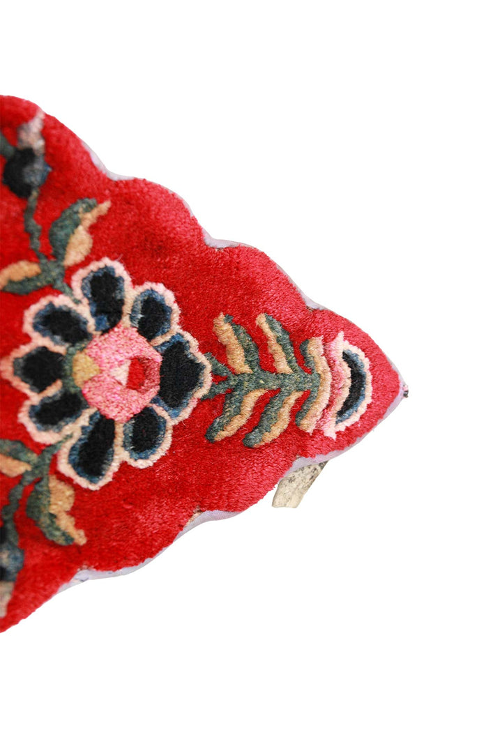 Tibetan Horse Mask Takyab | Cinnabar Vase of Abundance | Detail View