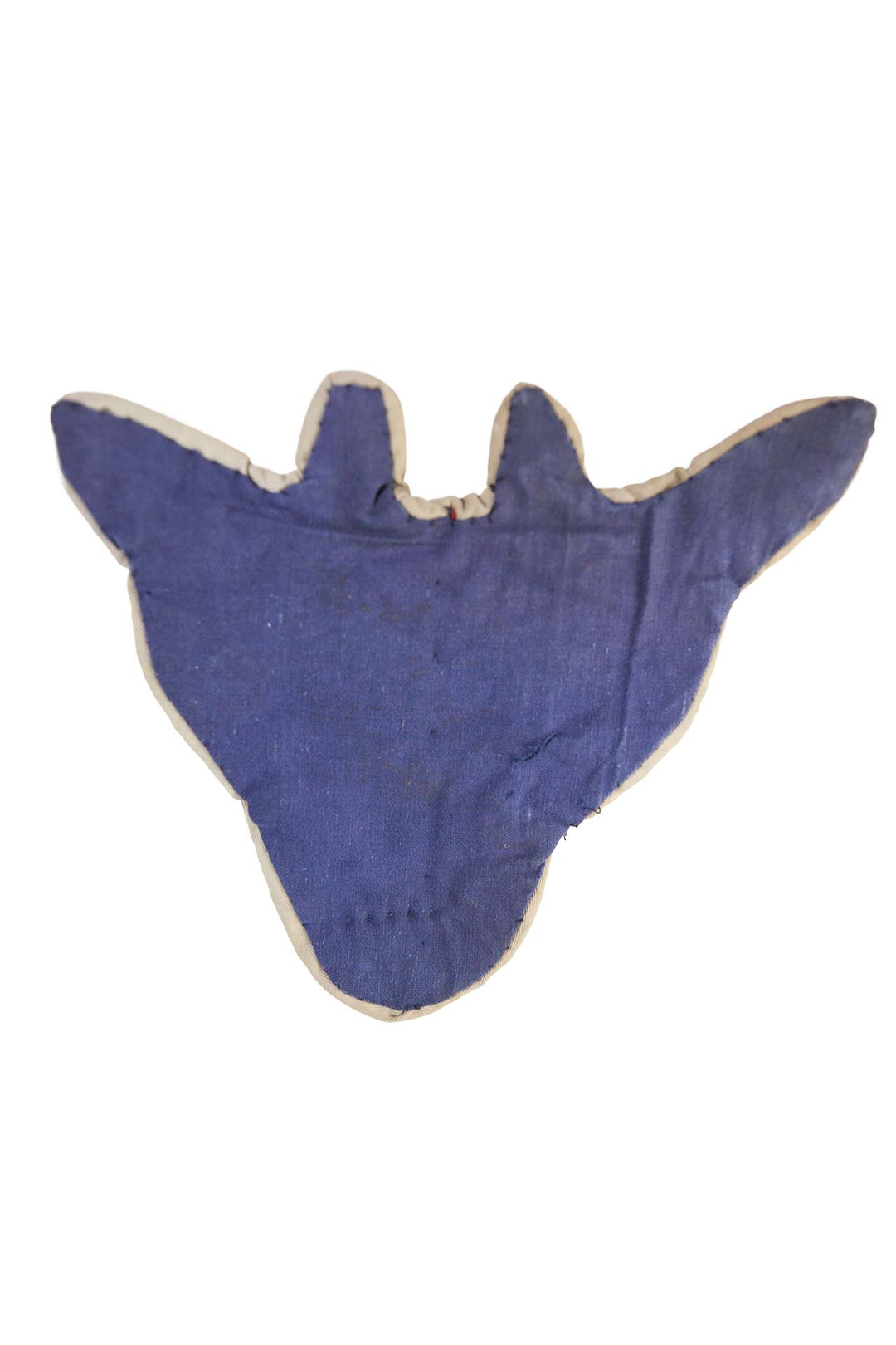Tibetan Horse Mask Takyab | Coral Lungta Wind Horse | Back View