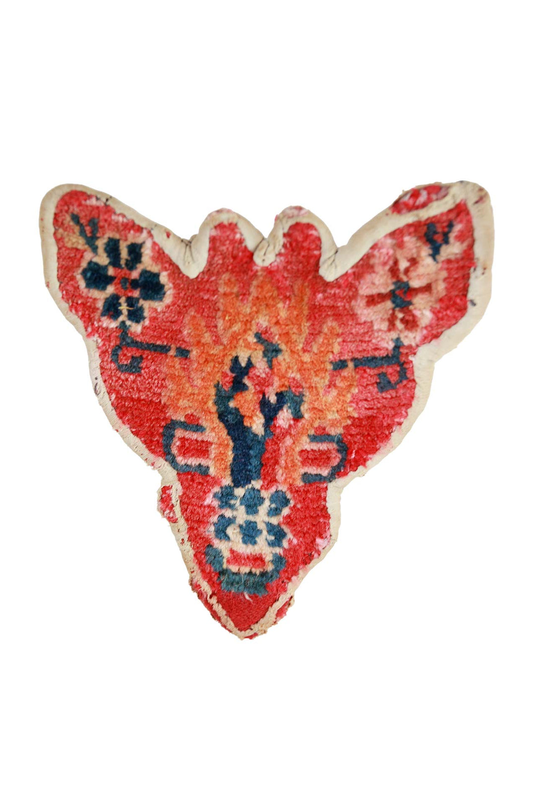 Tibetan Horse Mask Takyab | Sunlit Coral Offering Vessel | Front View