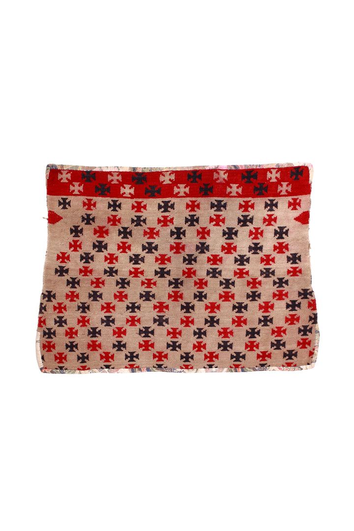 Horse Blanket, Tibetan Rug | Cross | Front View
