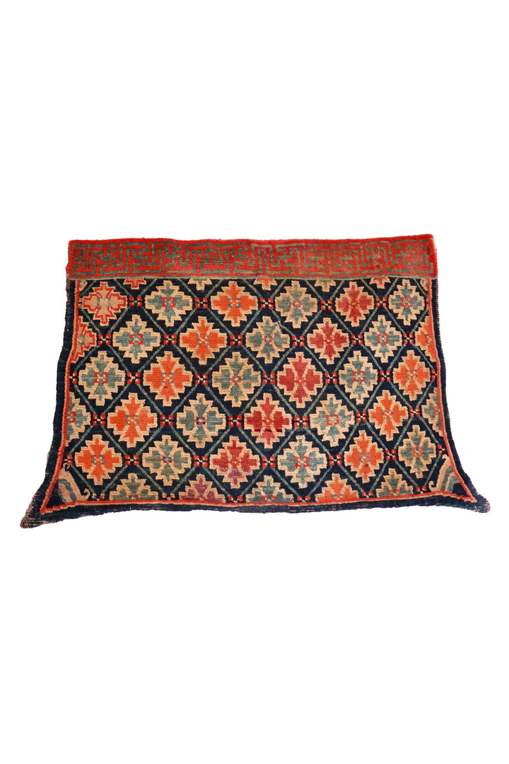 Horse Blanket, Tibetan Rug | Turkmen Erre Gol | Front View