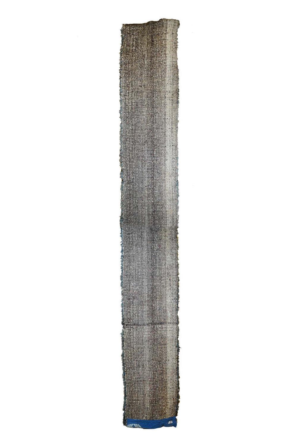 Tibetan Warp-Faced Runner | Geometric Lattice Field | Back View