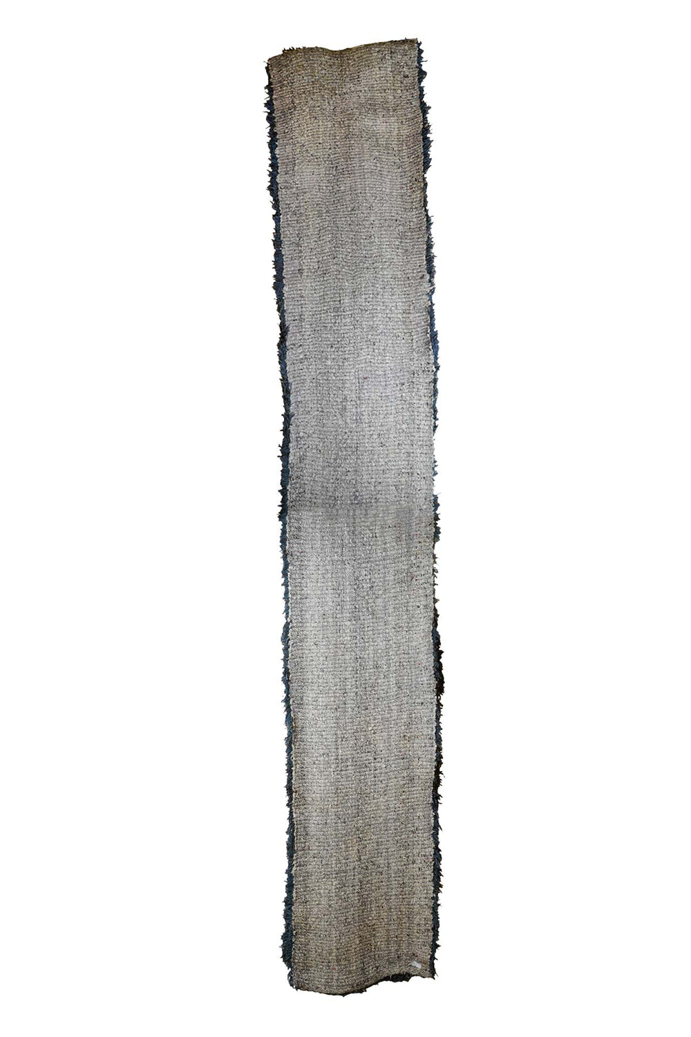 Tibetan Warp-Faced Runner | Linear Geometric Field | Back View