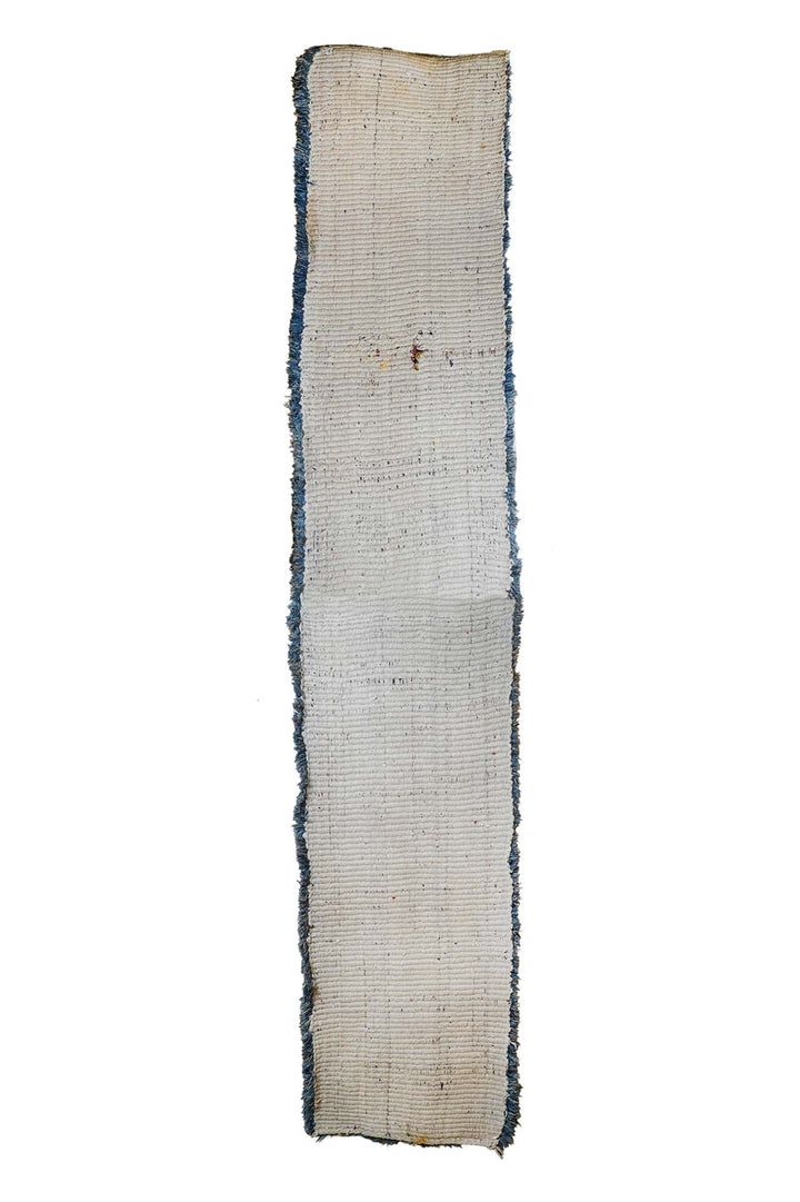 Tibetan Warp-Faced Runner | Soft Geometry Field | Back View